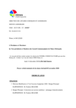 Ordre du jour conseil communautaire Nîmes Métropole 14 décembre 2020, version accessible