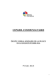 procès-verbal du conseil communautaire du 8 février 2016, version accessible