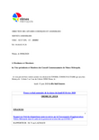 Ordre du jour conseil communautaire Nîmes Métropole 15 juin 2020, version accessible