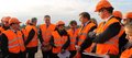 Visite sur le chantier du CNM