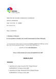 Ordre du jour conseil communautaire Nîmes Métropole 8 avril 2019, version accessible