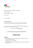 Ordre du jour conseil communautaire Nîmes Métropole 2 novembre 2020, version accessible