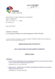 Ordre du jour conseil communautaire Nîmes Métropole lundi 12 décembre 2022