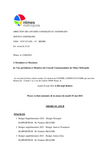 Ordre du jour conseil communautaire Nîmes Métropole mardi 29 juin 2021, version accessible