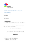 Ordre du jour conseil communautaire du 12 decembre 2016, version accessible