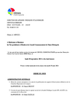 Ordre du jour conseil communautaire Nîmes Métropole 20 septembre 2021, version accessible