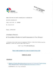 Ordre du jour conseil communautaire Nîmes Métropole 15 juin 2020