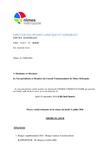 Ordre du jour conseil communautaire du 19 septembre 2016, version accessible