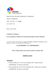 Ordre du jour conseil communautaire Nîmes Métropole 2 décembre 2019, version accessible