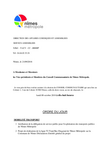 Ordre du jour conseil communautaire Nîmes Métropole 08 octobre 2018, version accessible