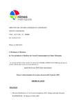 Ordre du jour conseil communautaire Nîmes Métropole 4 février 2019, version accessible