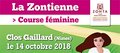 La Zontienne - course fémine au profit des femmes atteintes d'un cancer - le dimanche 14 octobre 2018 au Clos Gaillard