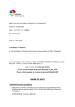 Ordre du jour conseil communautaire Nîmes Métropole 16 juillet 2020, version accessible