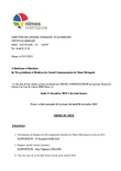 Ordre du jour conseil communautaire Nîmes Métropole lundi 11 décembre 2023 - Version accessible