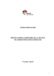 Procès-verbal sommaire du conseil du 29 mars 2016 - version accessible