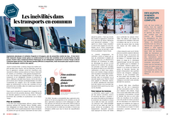 Article sur les incivilités dans les transports en commun (Magazine « Métropole » n°68 – Hiver 2023)
