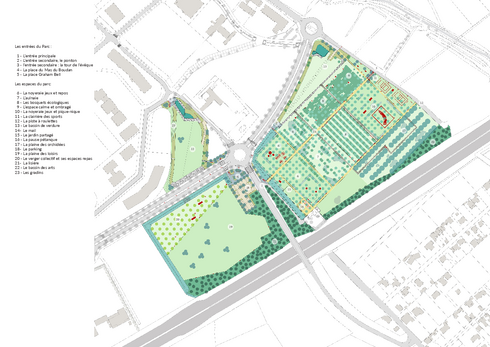 Plan du bois des noyers