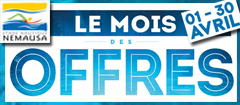LE MOIS DES OFFRES SUR LE STADE NAUTIQUE NEMAUSA DU 1 AU 30 AVRIL 2018