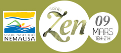 Soirée ZEN à Némausa le vendredi 9 mars 2018 de 18h à 21h