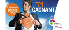 Actualité inauguration de la T1 gagnant