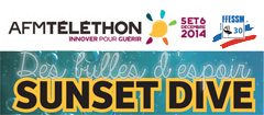 Les bulles de l'espoir, téléthon 2014, Nîmes