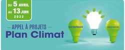 Appel à projets Plan Climat 2022 : 100.000€ pour les entreprises & associations de la transition climatique, créatrice d’emplois